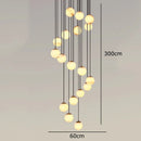 GobekUsa LED Pendant Light Chandeliers for Living Room Staircase Indoor Lighting