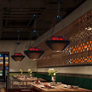 GobekUsa Industrial Pendant Light: Retro American Style Chandelier for Dining Room and Restaurant