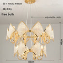 GobekUsa Crystal Chandelier Pendant Light: Modern Luxury Luminaria for Living Room Décor