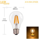 GobekUsa Edison Led Bulbs 4W-10W E27 220V Warm White Retro Light Bulbs