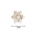 GobekUsa Elegant Porcelain Peony Flower Wall Ornaments