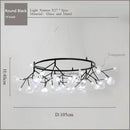 2024 GobekUsa Nordic Firefly LED Chandelier - Ideal for Living Room, Bedroom, Dining Room