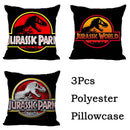 GobekUsa Jurassic Park Dinosaur Pillowcase Cover for Living Room Sofa and Chair