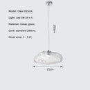 GobekUsa Glass LED Chandelier Lighting for Modern Stairs, Dining Room, and Home Bar
