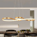GobekUsa Acrylic Chandelier LED Ceiling Light Minimalist Design for Dining Room