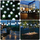 GobekUsa Crystal Fairy Solar String Lights - 8 Modes Waterproof Outdoor Patio Decor