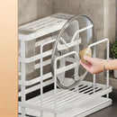 GobekUsa Kitchen Storage Shelf: Multi-Functional Knife Holder & Sink Rack