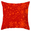GobekUsa Christmas Santa Claus Snowflake Pillow Cover 18x18inch