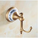 GobekUsa Bronze Bathroom Hardware Set - Shelf, Towel Rack, Toilet Brush Holder, Soap Dish