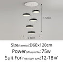 GobekUsa Circular Dimmable Pendant Light Modern Chandelier for Dining Room, Kitchen Island
