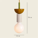GobekUsa LED Wooden Pendant Light: Nordic Design, Kawaii Bedroom Decor Fixture