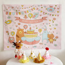 GobekUsa Birthday Wall Tapestry Decoration Party Bedroom Hanging Cloth