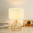 GobekUsa Linen Fabric LED Table Lamp Creative Gift Night Lamp