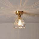 GobekUsa Glass Flower LED Ceiling Lights - Modern Nordic Canopy Lamparas Techo