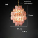 GobekUsa Glass Art LED Chandelier for Living Room