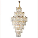 GobekUsa Elegant Crystal Chandelier for Duplex Living Room, Hotel Lobby - Luxury Atmosphere