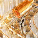 GobekUsa Crystal LED Chandelier Cake Ceiling Lamp for Living Room Bedroom Kitchen Hotel
