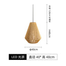 GobekUsa Japanese Hemp Rope Pendant Lights for Zen Art Living Room Decor