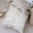 GobekUsa Bubble Plaid Cushion Cover - Elegant Three-Dimensional Pillowcase