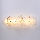 GobekUsa Elegant Marble LED Wall Sconce, Copper Finish, Art Deco Style