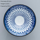 GobekUsa Blue & White Ceramic Kung Fu Tea Cup, Japanese Style Porcelain Sake Espresso Mug