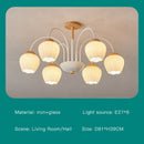 GobekUsa 2024 Modern Green White Chandelier Ceiling Hanging Lamp for Living Room Dining Bedroom
