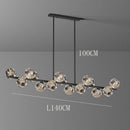 GobekUsa Crystal Chandelier Pendant Light for Living & Dining Room Luxury Decor