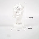 GobekUsa Abstract Face Mask Silence Gold Resin Statue Home Decor Figurine