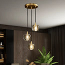 GobekUsa Elegant Rotating Staircase Pendant Lamp with Double Hollow Design