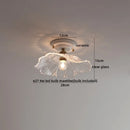 GobekUsa Ceramic LED Ceiling Light Creamy White Nordic Indoor Lighting Fixture