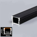 GobekUsa LED Aluminum Profile Recessed U/YW-Shape Hidden Channel Milky Cover Bar Strip Light