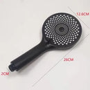 GobekUsa Black High Pressure Handheld Shower Head for Water Saving and Bathroom Rainfall