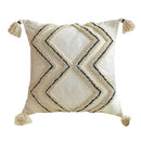 GobekUsa Boho Geometric Tufted Tassel Cushion Cover 30x50/45x45cm