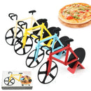 GobekUsa Double Wheel Bicycle Pizza Cutter - Stainless Steel Kitchen Tool