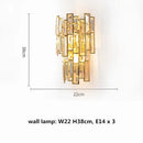 GobekUsa Crystal Ceiling Chandelier: Modern Stainless Steel Lustre Lighting for Home Decor