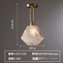 GobekUsa Diamond Glass Pendant Lamp for Modern Living Room Decor