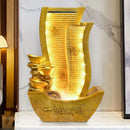 GobekUsa Circulating Water Fountain: Office & Living Room Wealth Attracting Decoration