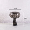GobekUsa Geometric Glass Vase Disc Flower Arranger Terrarium Home Decor Accessory