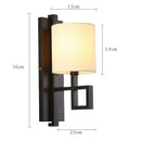 GobekUsa Chinese Lantern Cloth Wall Light for Bedroom, Corridor, Aisle, Restaurant