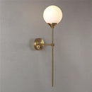 GobekUsa Glass Lampshade Wall Sconces for Bedside and Living Room Decor
