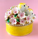 GobekUsa Enameled Metal Jewelry Trinket Box Figurines Hand Painted Storage Case
