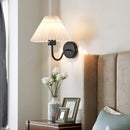 GobekUsa Cloth Lampshade LED Wall Lamp for Bedroom & Living Room Decor