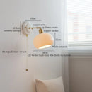 GobekUsa Ceramic LED Wall Lamps - Minimalist Modern Nordic Design for Living Room, Bedroom, Mirror