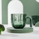 GobekUsa Cactus Glass Mug 240ml: Creative Office Home Kitchen Drinking Cup