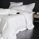 GobekUsa 1200TC Egyptian Cotton Lace Embroidery Bedding Set: 1 Duvet, 1 Sheet, 2 Pillowcases