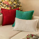 GobekUsa Corduroy & Boho Striped Pillow Covers - Broadside Decorative Throw Pillow Case