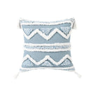GobekUsa Blue Geometric Tufted Long Waist Pillowcase Set, 30x100cm