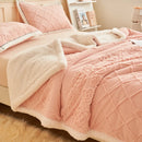 GobekUsa Butterfly Jacquard Double-Layer Wool Blanket: Soft & Warm for Autumn/Winter