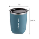 GobekUsa 300ml Stainless Steel Vacuum Flask Thermal Travel Mug Cup