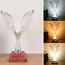 GobekUsa Crystal Eagle LED Table Lamp for Bedroom Study and Living Room